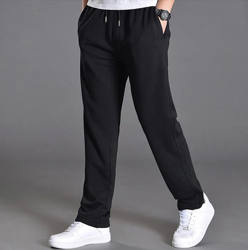 Cotton Men Sweatpants Sports Joggers Pant Tracksuit Jogging Trouser Plus Size 5xl 6xl 7xl Sportswear Wide Leg Cloth 2025 Spring