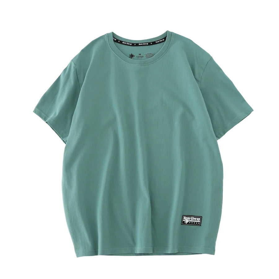 New Women 100% Cotton T shirts Female Green Fashion Oversized Streetwear Short Sleeve Tees Tops for Summer WT2201