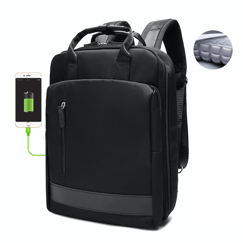 USB Charging Women Travel Backpack Carry on Backpack Waterproof 14 15.6 inch Laptop BusinessTravel Bag