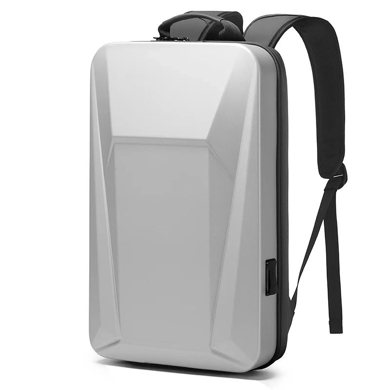 Men's 15.6" Laptop Backpack Anti-theft Waterproof Hard Shell Gaming Pack Luxury Business Backpack USB Charging With TSA Lock