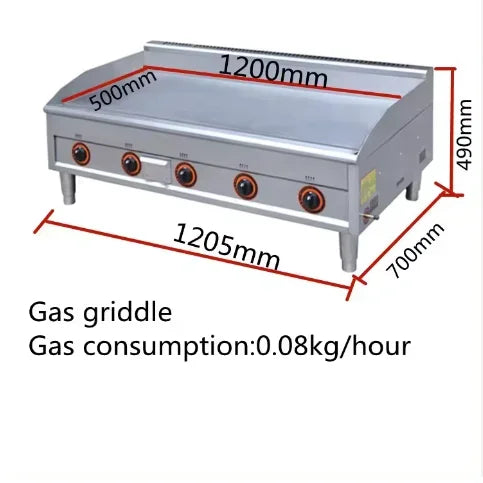 Commercial Stainless Steel Counter Top Kitchen Gas Griddle electric Griddle Grill For Hamburger