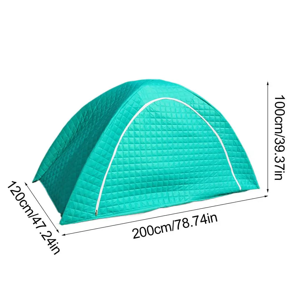 Outdoor Pop Up Tent winter Thickened warm cold protection tent Waterproof Portable Instant Camping Tent 1-2 People Travel Tent