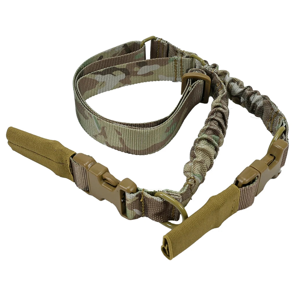 Tactical Shot Gun Belt Hunting Gear Double Point Gun Sling Shoulder Strap Rifle Rope Belt With Metal Buckle Hunt Accessories