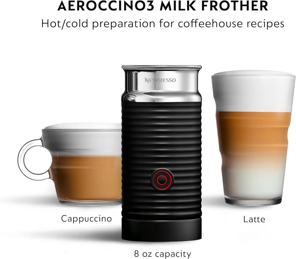 De'Longhi Nespresso Vertuo Plus Coffee and Espresso Machine by De'Longhi,8 oz, Ink Black