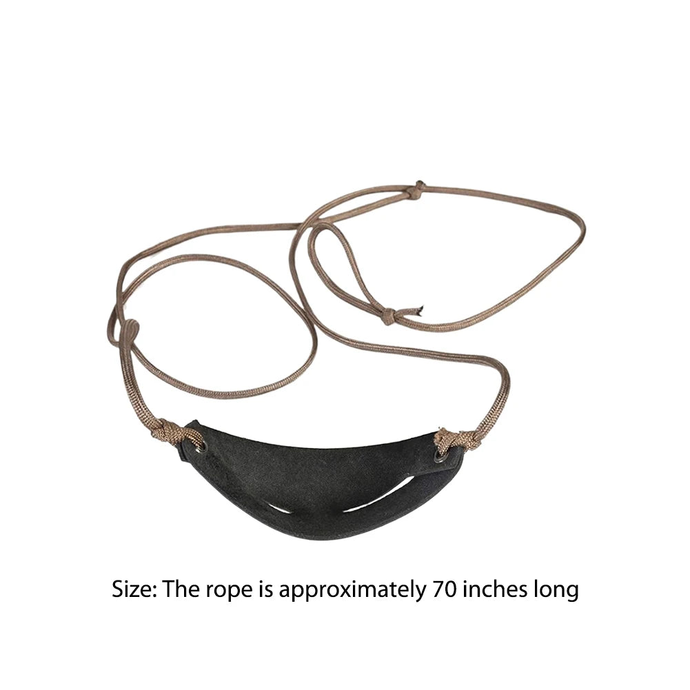 Leather Throwing Sling Old-Fashioned Slingshot for Outdoor Sports Camping Shooting Hiking Hunting Accessories