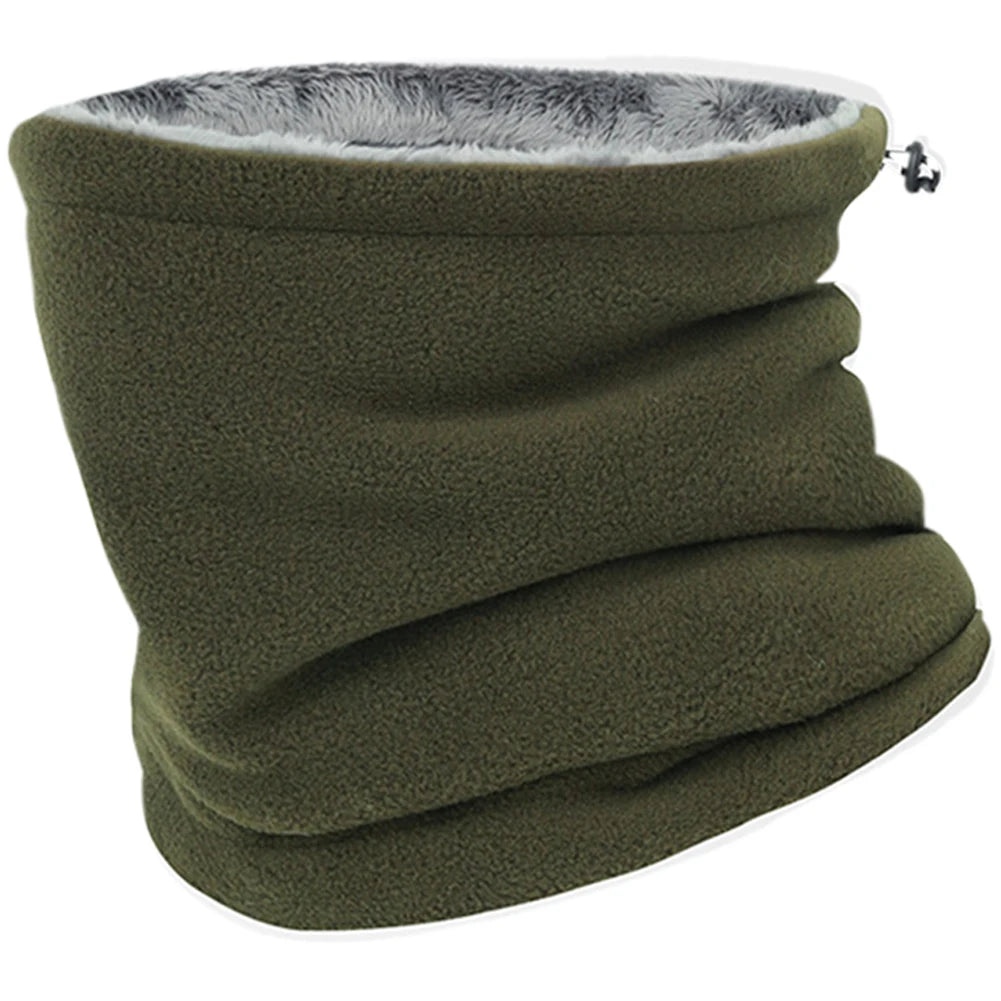 Men Women Winter Neck Warmer Windproof Cold Weather Scarf Fleece Fashion Soft Face Scarf Mask for Skiing Cycling Outdoor Sports