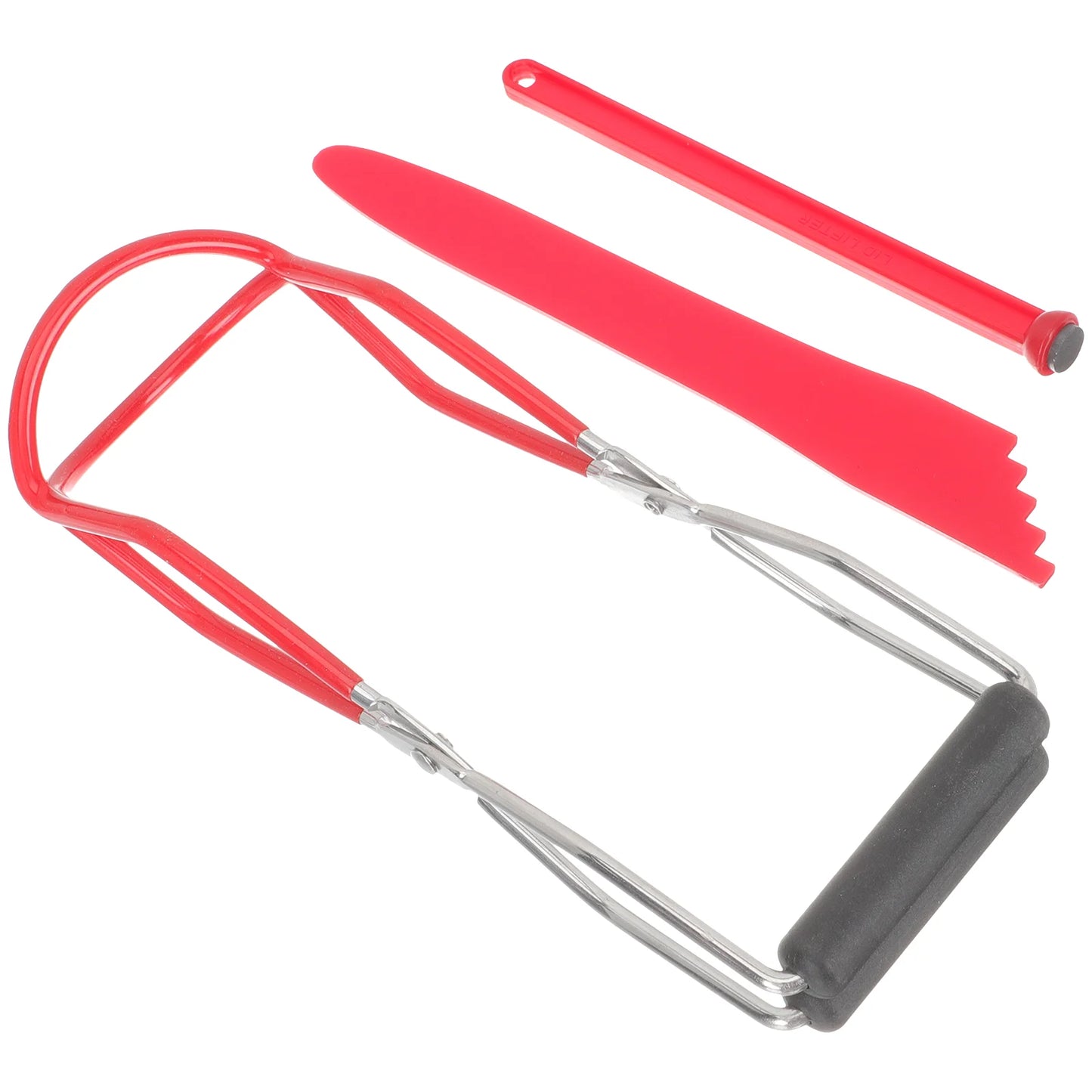Lid Can Lifter Hand Opener Kitchen Accessories Key Chain Canning Lifting Tongs Red Plastic Mason Jars