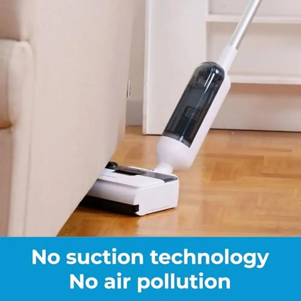 All-in-One Cordless Floor Cleaner Versatile Bionic Electric Mop 80 Min Runtime Quiet Operation No Suction F100W