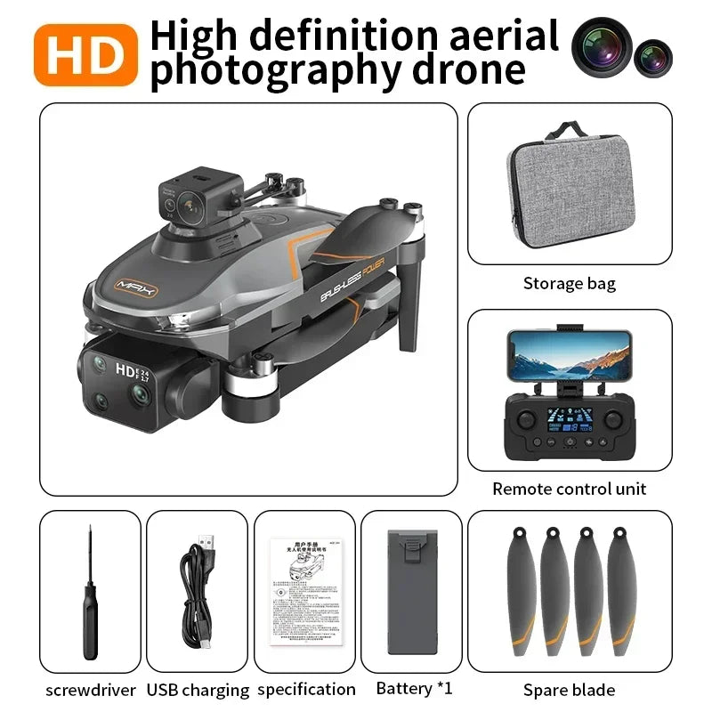A22 Professinal Drone Double Wide Angle Camera 8K HD Camera 5G GPS Localization UAV 360° Obstacle Avoidance Quadcopter Dron Toy