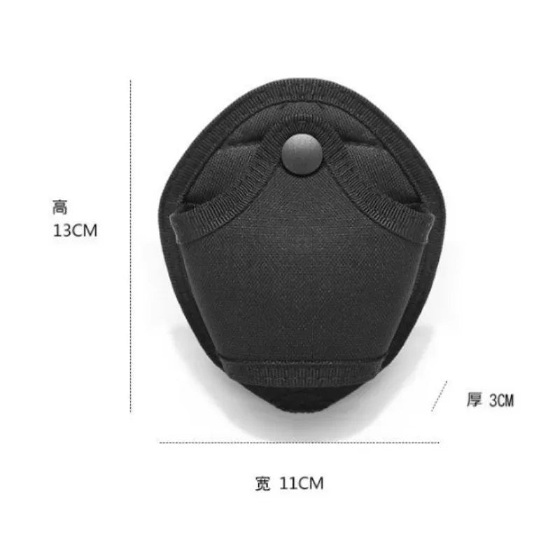 Tactical Profession Handcuffs Case Police Shackles Holster Molle Belt Pouch Nylon Holder Handcuff Hunting Accessories Equipment