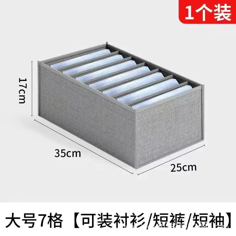 Clothes Storage Organizer Cabinets Drawers Separator for Bedroom Drawers Storage Box Wardrobe Organizer for Socks Underwear