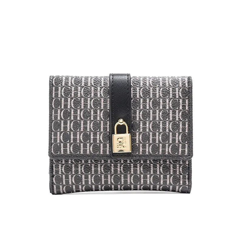 CH Premium Feeling Wallet High Quality Standard Wallet Ladies Temperament Style Fashion Versatile Letter Print Design Walle