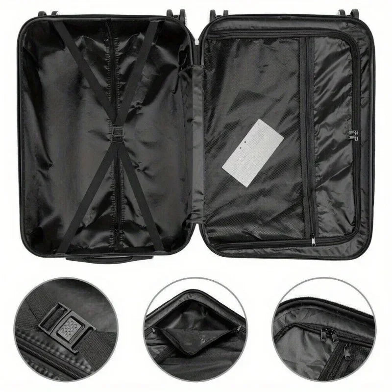 Luggage Set Travel Bag Lightweight Spinner Suitcase Lock