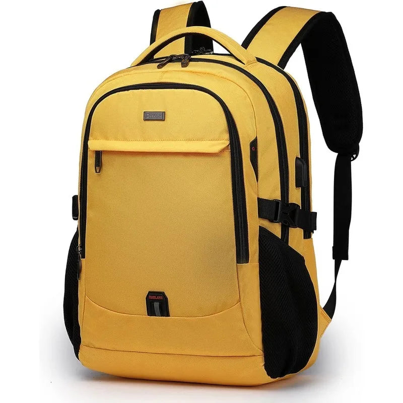 17 Inch Laptop Backpack for Travel Water Resistant College Backpack for Men Laptop Bag with USB Charging Port,Black