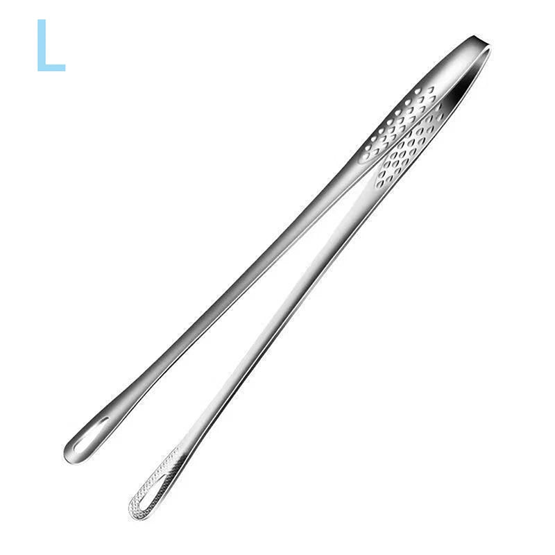 BBQ Food Tongs Barbecue Clip Stainless Steel Kitchen Food Meat Clip Non-slip Non-Stick Steak Clamp Cooking Tool For Grill Baking