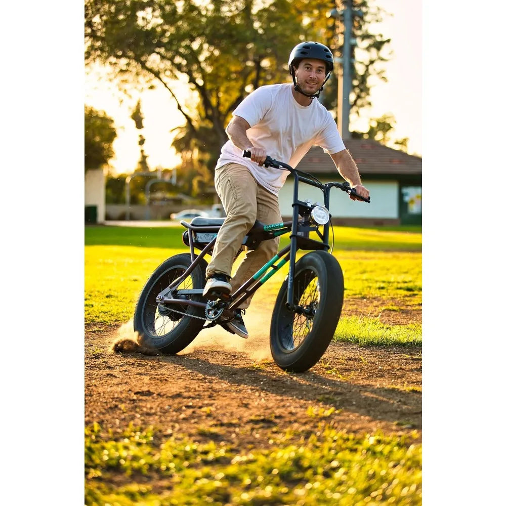 Rambler 20 – Class 2 Adult Electric Bike with Retro Style, Up to 19.9 MPH, Up to 16.6 Miles of Range, 500-Watt Rear-Wheel