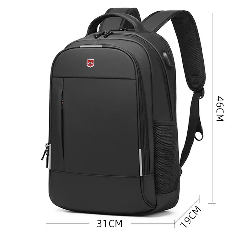 New Waterproof 17 Inch Laptop Backpack Men USB Charging School Bag Boy for Children Large Airplane Travel Backpack Male Mochila