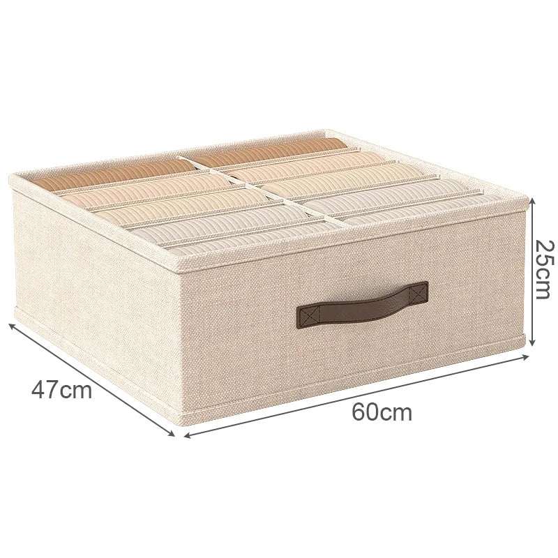 Wardrobe Clothes Storage Organizer Sweater T-Shirt Storage Box Thickened Pants Storage Box Underwear Socks Organizer For Home