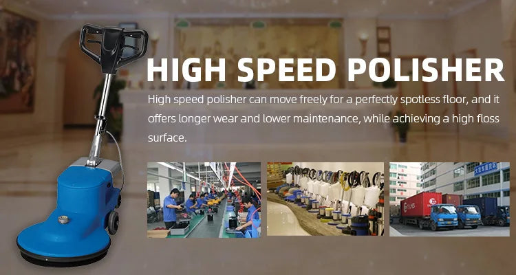 High Speed Polisher Floor Machine Floor Sweeper Electric Burnishing Blue,grey 220-380v Provided 1500rpm CN;GUA Glass / Ceramic