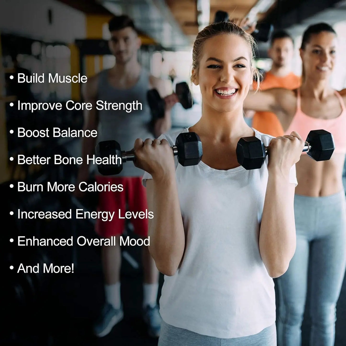 5-300LBS Rubber Encased Hex Dumbbell Sets with Optional Rack for Home Gym, Coated Hand Weights for Strength Training, Workouts