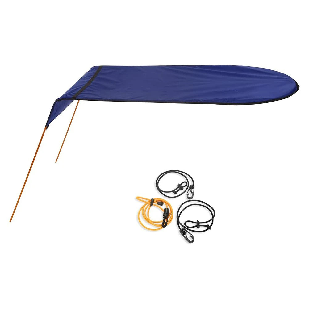 Universal Durable Single Kayak Canoe Personal Inflatable Kayakawning For Summer Dinghy Boat Camping Sun Shelter 125x110cm