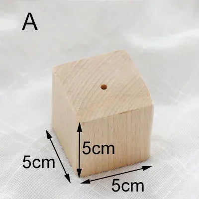 1pcs Cake Flower Nails Stand Tools Two Models Wooden Cake Enamel Pile Piping Stands Holder Ice Cream Cake Decorating Tools