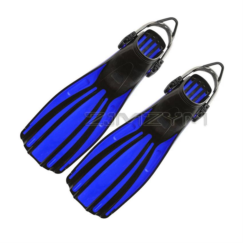 Scuba Diving Stainless Steel Spring Fin Straps Fins Adult Swim Shoes Silicone Long Snorkeling Monofin Dive Flippers Dropship
