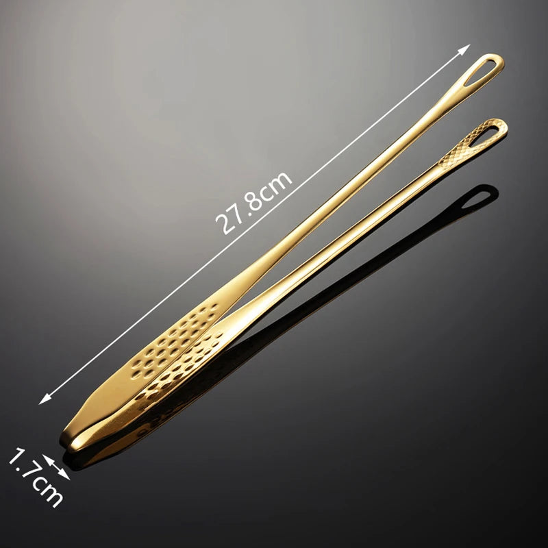 Stainless Steel Food Tongs Long Handle Non-Slip Barbecue Tongs Steak Tongs Kitchen Cooking Tools Kitchen Accessories