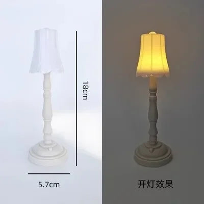 Dollhouse Miniature Furniture Decoration Item Fashion Simulation Can Be Bright Chandelier/floor Lamp Decor Accessories Toys