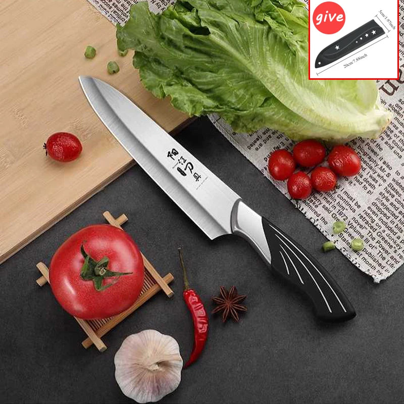 New steel handle Chef's knife, Sushi non-stick salmon knife Sharp multi-purpose fruit knife for home kitchen,kitchen accessories