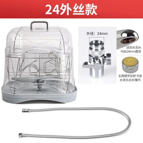 Simple Dishwasher Sink Lazy Dish Washing Washing Bowl and Chopsticks Cleaning Supplies Benchtop Dishwasher Lave Vaisselle
