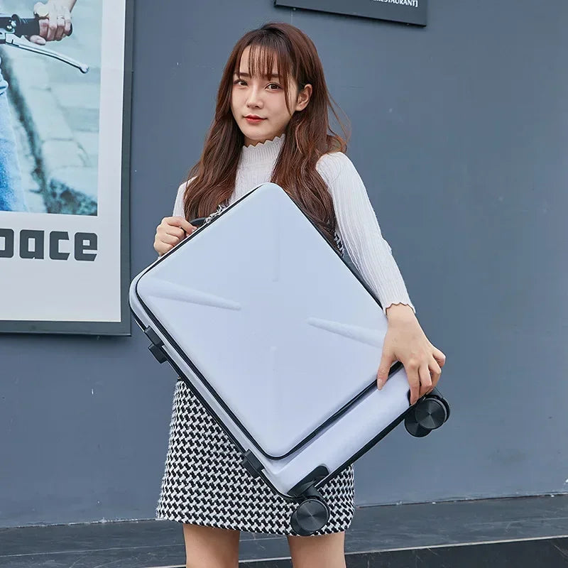 Suitcases For Hand Luggage Female Small 20 Inch Business Travel Suitcase 24 Inch Cabin Men's Lightweight Password Trolley