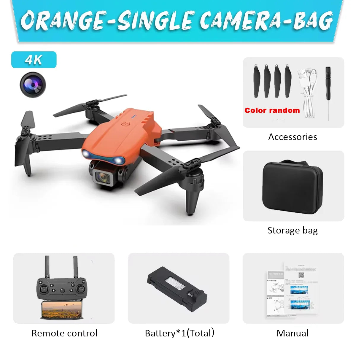 KBDFA E99Pro Drone HD Professional 4k drone Dual Camera WIFI fpv Aircraft Quadcopte Obstacle Avoidance Aerial Photography Drone