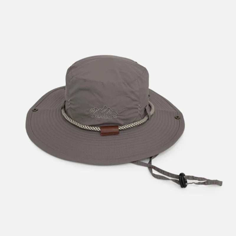 Summer Bucket Hat Men Women Sunscreen Fishing Hat Outdoor Breathable Fisherman Cap Hiking Climbing Camping Uv Protect Windproof