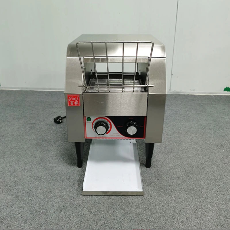 Chain Bread Toaster Automatic Oven Crawler Heating Baking Sandwich Machine Commercial Hotel Breakfast