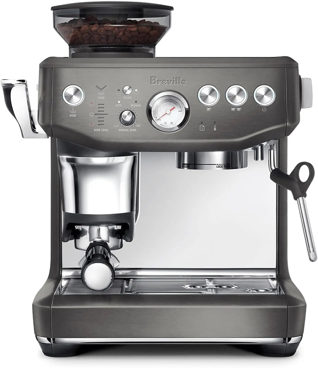 Breville the Barista Express Impress Espresso Machine Grinder,Cappuccino & Latte Machine for Home, BES876BST/BTR/BSS/DBL