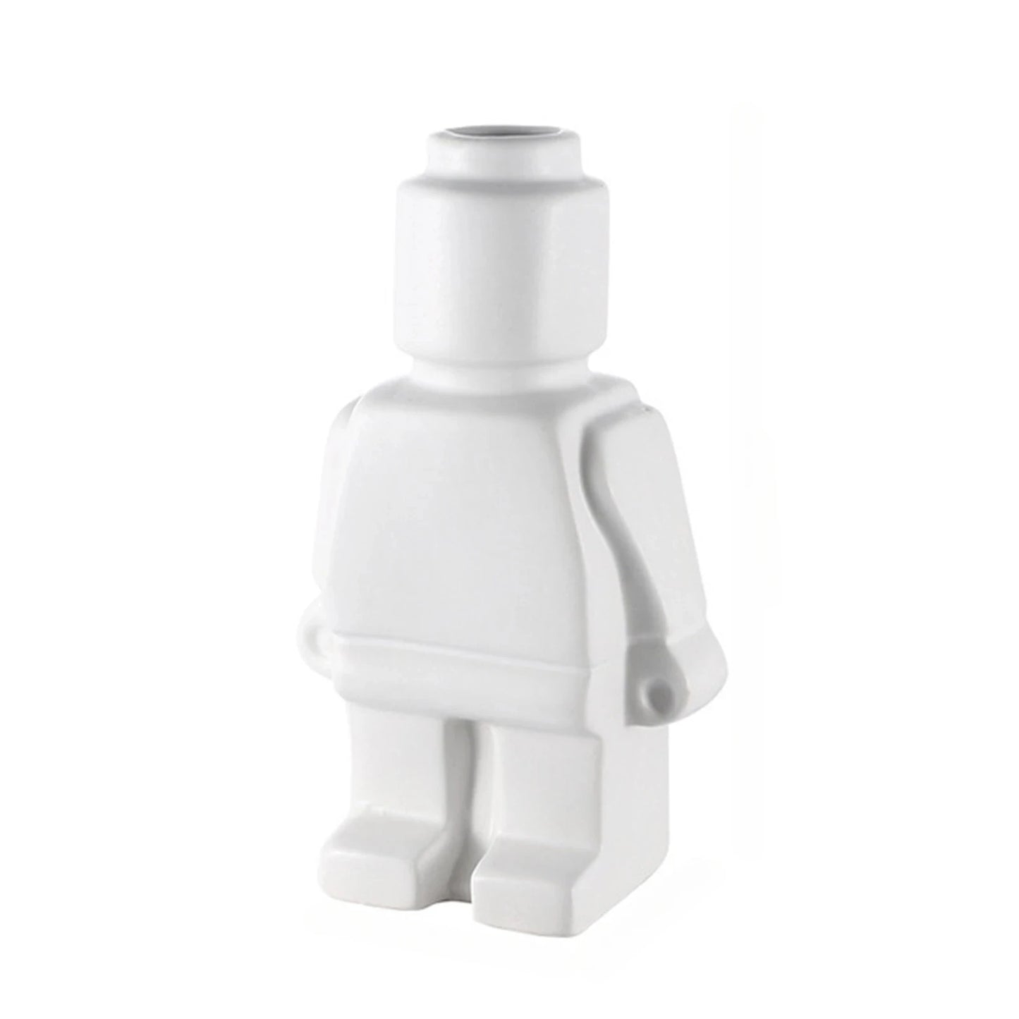 European Resin Statue Creativity Block Man TV Cabinet Desktop Flower Vase Modern Home Decoration Accessories for Living Room