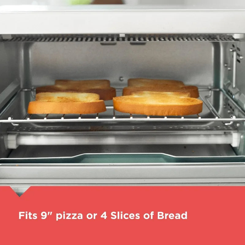 BLACK+DECKER 4 Slice Toaster Oven - Silver - TO1700SG