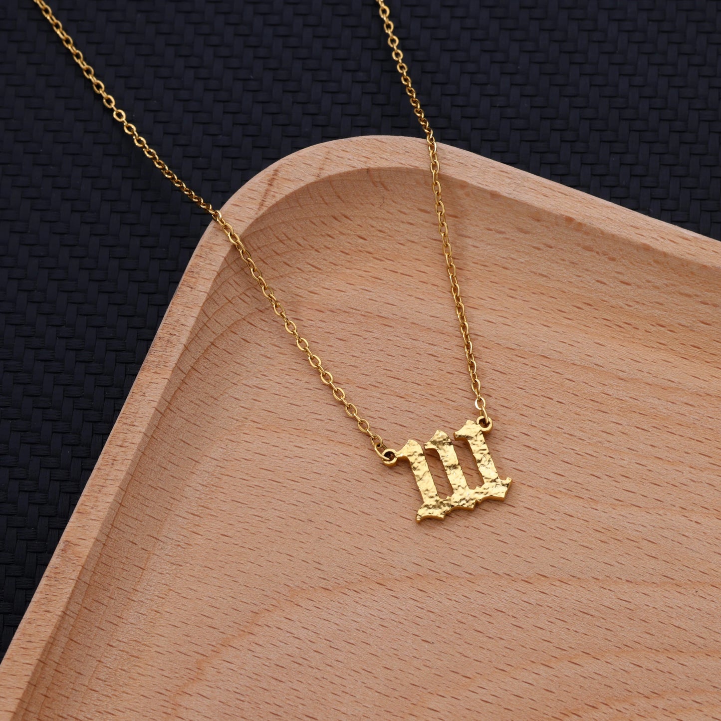 Stainless Steel Number Necklaces For Women Men Gold Color 111 222 333 444 555 777 888 999 666 000 Pendant Necklace Jewelry Neck