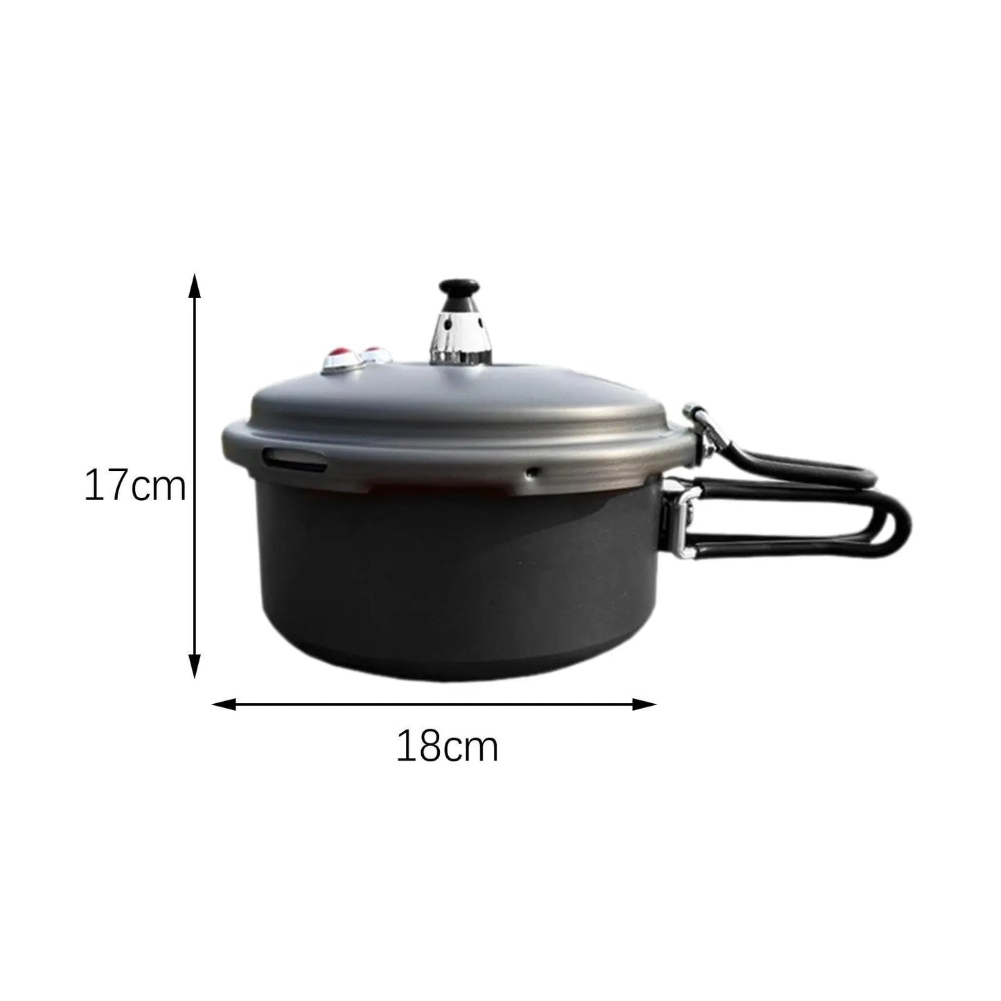 Camping Pressure Cooker Portable Small Rice Cooker for Home Outdoor Kitchen