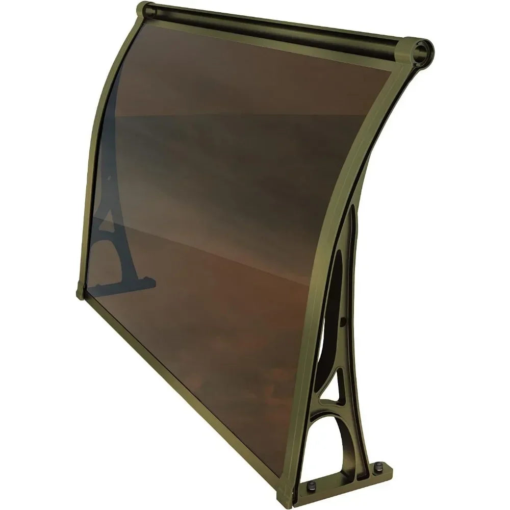 Awnings Rain Outdoor Terrace Awning UV Window Door Awning Canopy UPF 50+ Snow Protection Solid Sheet Sunshade Tent Retractable