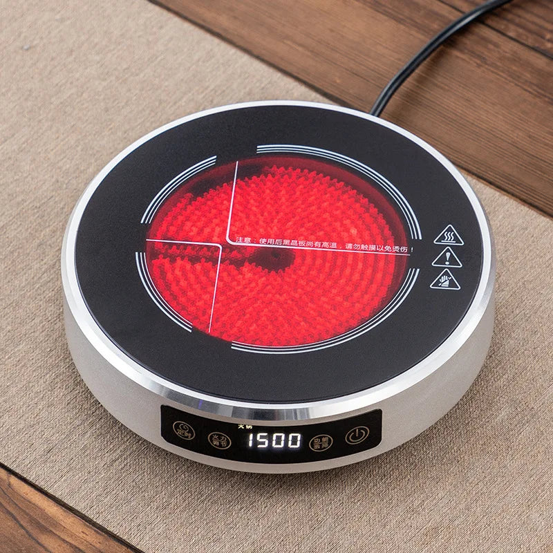 1500W Smart Electric Ceramic Stove Home Tea Making Machine Timed Coffee/Tea Hot Plates Multi-function Boiling Water Heater 220V