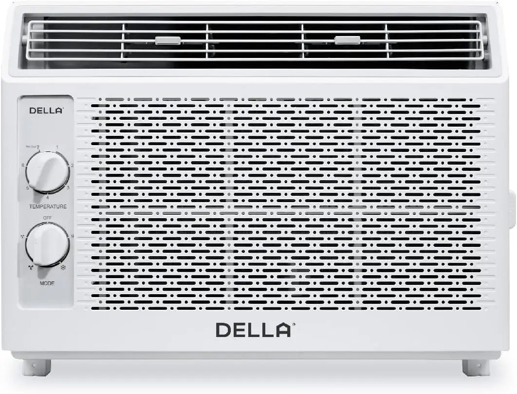 5000 BTU Window Air Conditioner Cools Up To 150 Sq. Ft, Energy Saving AC Unit, Easy Install Kit, Efficient Cooling for Room