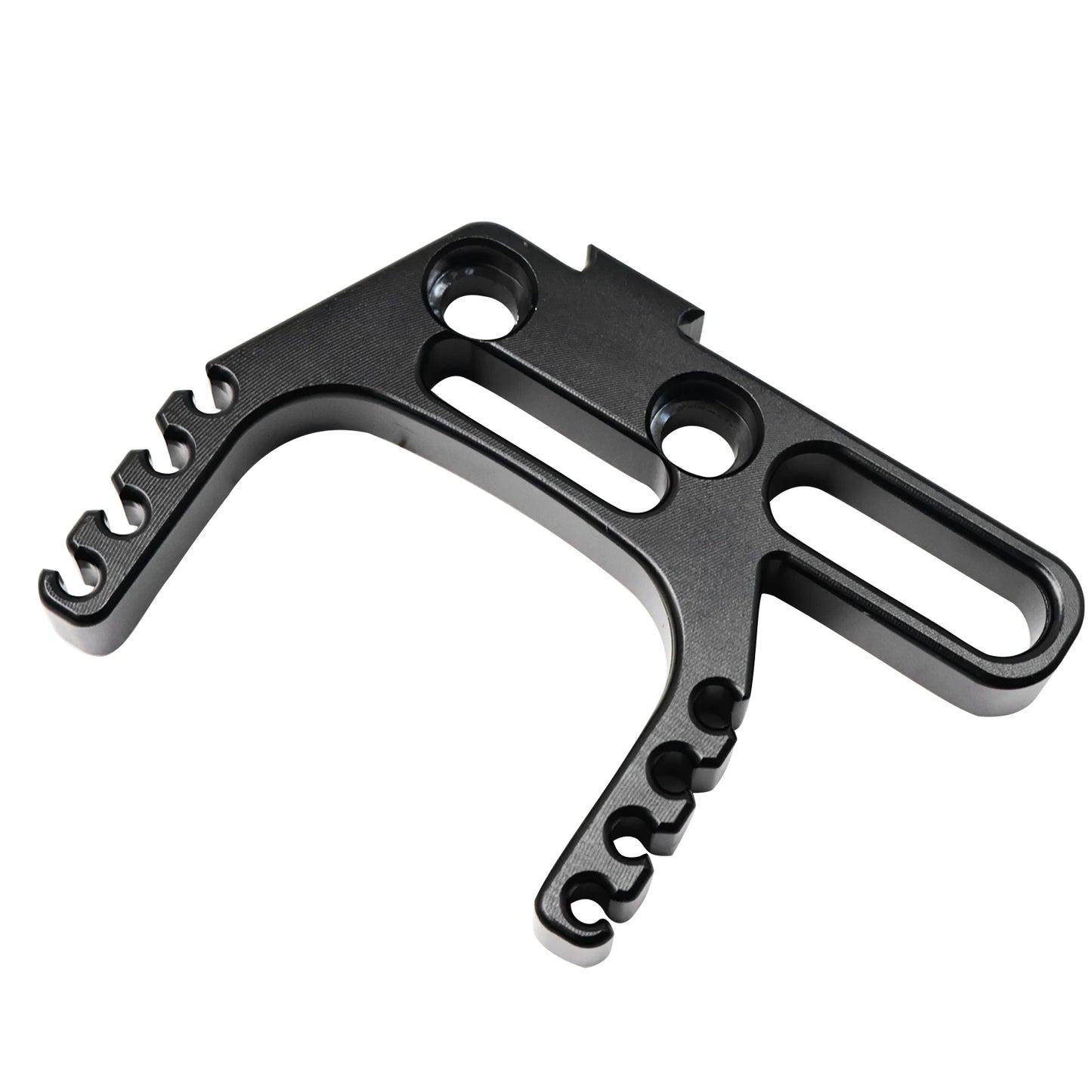 DIY Hunting Bow Head Aluminum Alloy Slingshot Accessories Large Long-Rod Slingshot Assembly Outdoor Shooting Entertainment Toys