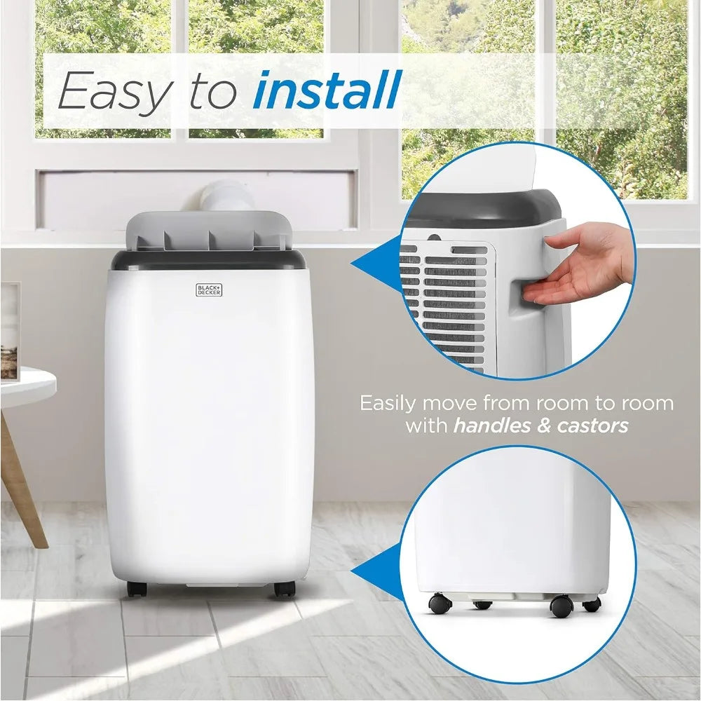Portable Air Conditioner, 10,000 BTU, White-10000