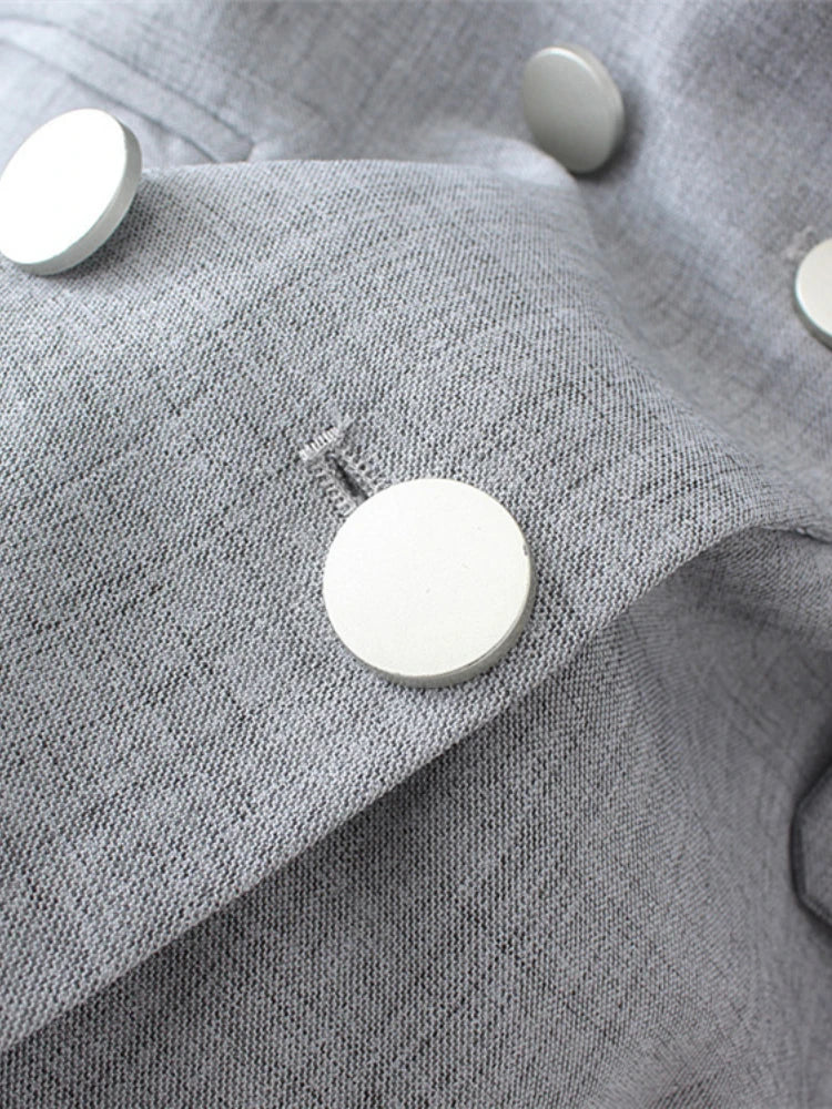 Causal Blazer for Women Tailored Collar Long Sleeves Double Breasted Outwear Celebrate Birthday Wedding Guest Plus Size Clothing