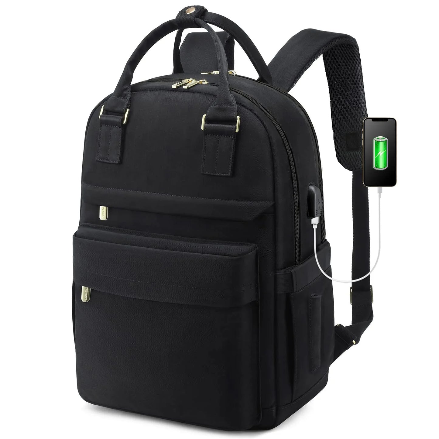 Laptop Backpack for Women 17 Inch Laptop Bag with USB Port, Fashion Waterproof Backpacks Stylish Travel Bag