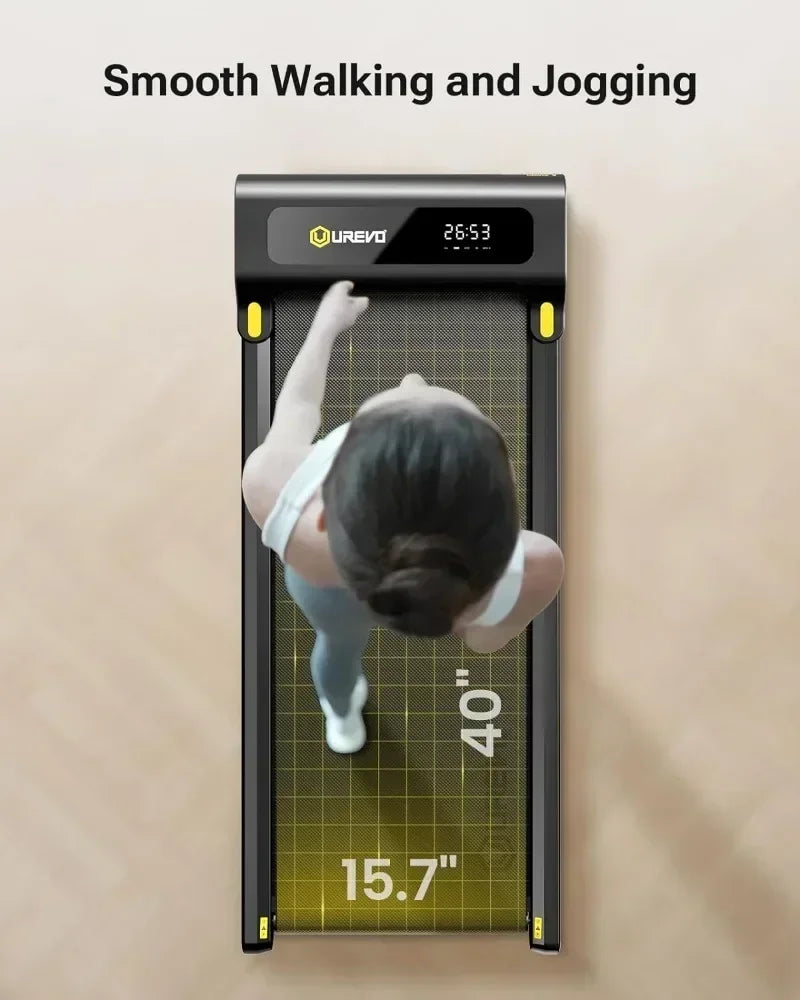 Under Desk Treadmill Walking Pad for Home/Office Portable Walking Treadmill 2.25HP Walking Jogging Machine with 265 lbs Weight