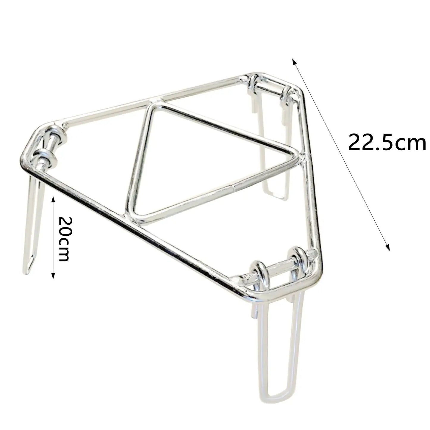 Portable Burner Stand Stove Foldable Fireplace for Garden BBQ Camping Rack