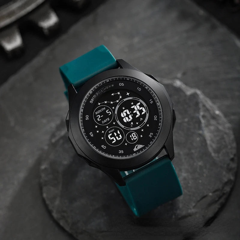 Kegllect New Electronic Men Watch Boy Multi-functional Sports Watches